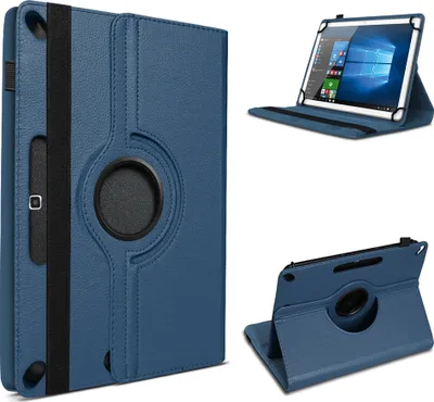 NAUCI Tablet Hülle Für Tolino Tab 8.9 – Universelle Tasche Aus Kunstleder, 360° Drehbar Mit Standfunktion