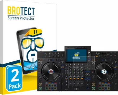 Produktbild von 2x Für AlphaTheta XDJ-AZ Schutzfolie BROTECT Displayschutz Display Schutz Folie Klar Transparent