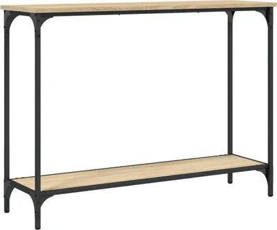 Obrázek produktu pro vidaXL Konzolový stolek Sonoma dub 101x30,5x75 cm materiál na bázi dřeva