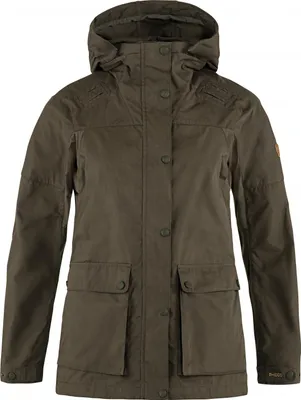 Produktbild von Fjällräven Lappland Forest Hybrid Jacket W Damen (Dark Olive) Größe XL