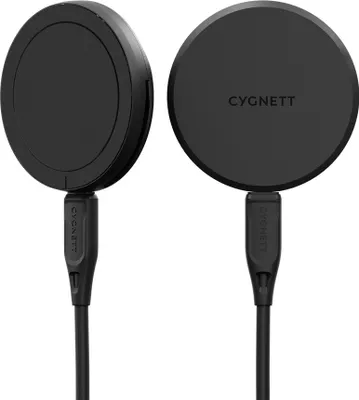 Immagine prodotto di Cygnett ChargePuck Qi2.0 Cuffie Smartphone Nero USB Carica wireless