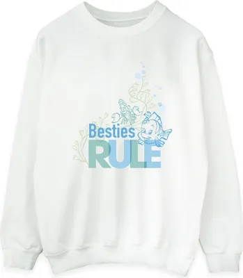 Produktbild von Disney - "The Little Mermaid Besties" Sweatshirt für Damen BI23414 (S) (Weiß)