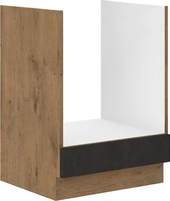 Produktbild von Vigo Herdunterschrank 60 cm Eiche Lancelot Matera Grau Küchenzeile Küchenblock