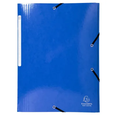 Produktbild von Exacompta 25x Sammelmappe +3 Klappen Gummizug MAXI Karton A4 sortiert 55929E