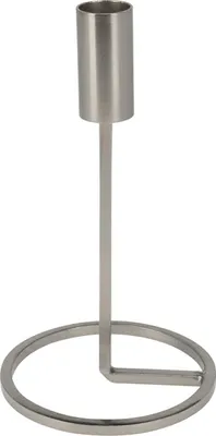 Obrázok produktu pre H&S Decoration Moderný strieborný svietnik 19 cm