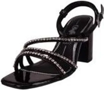 Produktbild von Buffalo Damen  Sandalen Charlotte Ice 1291597 Schwarz