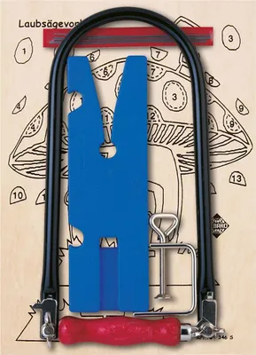Immagine prodotto di Set di seghetti PEBARO su dima di legno, 10 pezzi