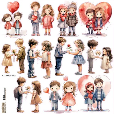 Zdjęcie produktu dla Naklejki - ScrapLove - Valentines 5
