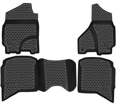 Produktbild von Gummimatten Fußmatten Fußraumschale für Dodge Ram 1500/2500/3500 Crew Cab