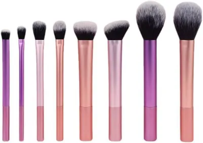Productafbeelding van Make-up kwastset 8-delig, synthetisch, voor gezichtsmake-up