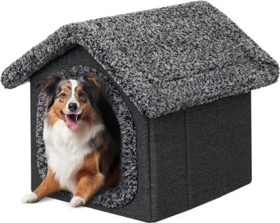 Immagine prodotto di Cuccia per cani casa grotta cane cuccia gatto cuccia cane grotta gatto casa cane cuscino gatto cuscino soffice casa, nero, 60x70x63 cm