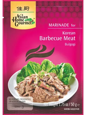 Obrázek produktu pro Asian Home Gourmet Bulgogi marináda na korejské grilování 50g