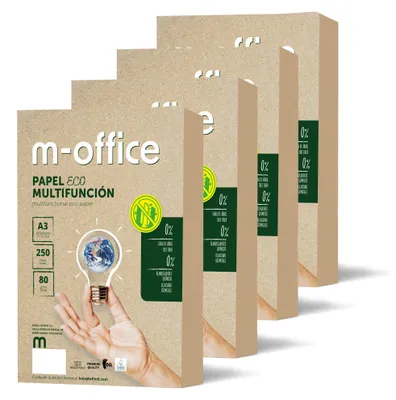 Recyclingpapier A3, 80 g, 1000 Blatt (4x250), naturweiß