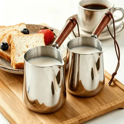 Obrázek produktu pro Přístroje na přípravu mléčné pěny, 2 kusy, objem 350 ml, vhodné pro latte art