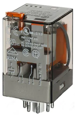 Image de Relais industriel enfichable Finder 60.12.8.230.0040 601282300040