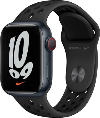 Produktbild von Apple Watch Nike 7 Cell, 41mm Alu Mittern. Sport Anth./Schwarz