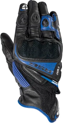 Image de Gants de moto Ixon RS6 Air couleur : noir/blanc/bleu, taille : M