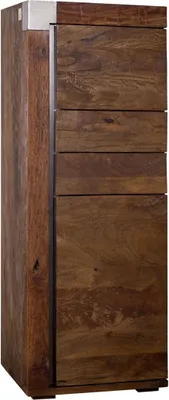 Image de MASSIVMOEBEL24 | Buffet 53x45 Manguier laqué Brun AMSTERDAM #06