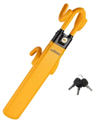 Image de Pince de volant Wiltec avec 3 clés, 490 x 90 x 98 mm, pour volants d'un diamètre compris entre 190 et 315 mm