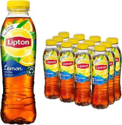 Produktbild von Lipton Eistee Zitrone Kohlensäurekapsel - 12x 50cl