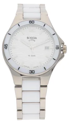 Produktbild von Boccia Uhr Uni 3384-01 Titan, Keramik, Weiß