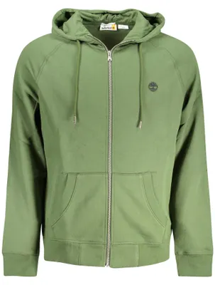 Produktbild von Herren Sweatshirt Grün mit Reißverschluss – Regular Fit & Taschen