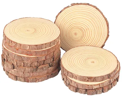 Zdjęcie produktu dla Zestaw 11 naturalnych drewnianych elementów do kreatywnych projektów