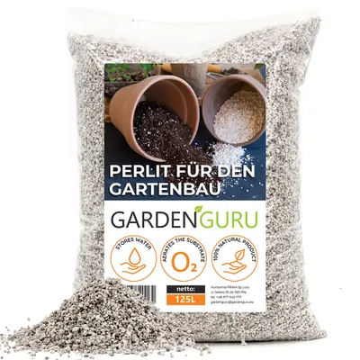Produktbild von Perlit Perlite Sack 125L für Pflanzen zur Bodenverbesserung Bauwesen Universal Gartenbau-Perlit Natürlicher Bodenverbesserer Bodenzusatz