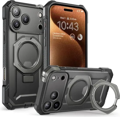 Produktbild von i-Blason GA843439159419, Cover, Apple, iPhone 17 Pro Max, 17,5 cm (6.9"), Grau