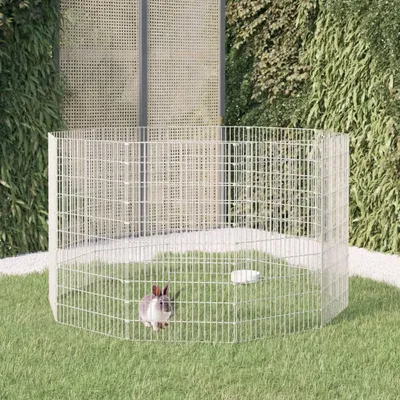Zdjęcie produktu dla Wybieg dla ptaków 10-częściowy 54x100 cm Ocynkowane żelazo