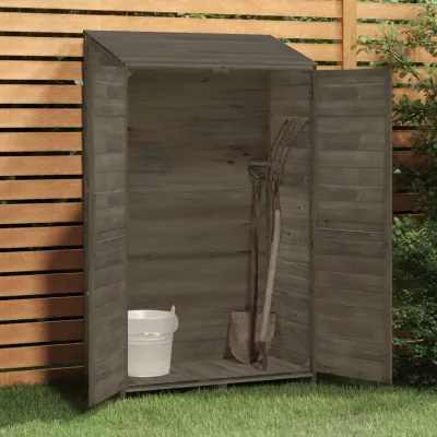 Produktbild von Gartenhaus, Gartenlager – Anthrazit – 102 x 52 x 174,5 cm – Aus massivem Douglasienholz