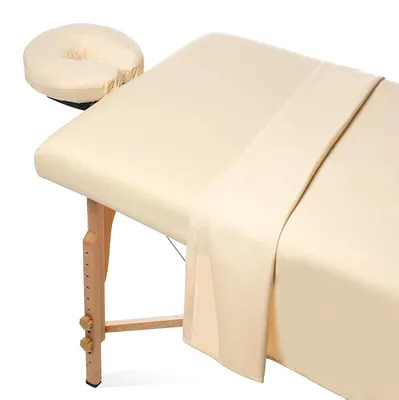 Image de Ensemble de 3 housses de table de massage avec découpes