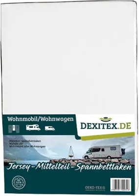 Produktbild von Dexitex Spannbettlaken Multifit für Matratzen, Weiß, Breite 35–50 cm, Länge 60–80 cm