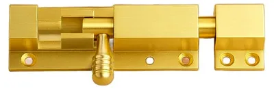 Produktbild von Edelstahl Türschlossriegel mit Montageplatten für sichere Türinstallationen
