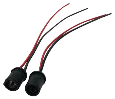 2x T10 Birne Stecker Reparatur WEIBLICH W5W Standlicht Glas Sockel Fassung – Produktansicht