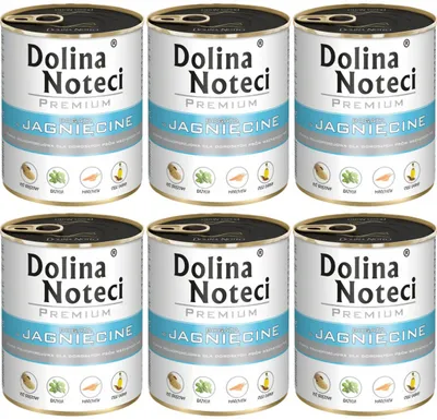 Produktbild von DOLINA NOTECI Premium Rich in lamb - Nassfutter für Hunde - 800 g