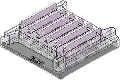 Produktbild von LED Strip-zu-Strip Schnellverbinder – 6-polig, lötfrei, für 12 mm RGBCCT SMD LED-Streifen