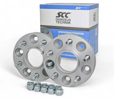 Produktbild von SCC Spurverbreiterungen Spurplatten 2x20mm 14002BES für Porsche 911 914 924 928 944 968 Distanzscheiben
