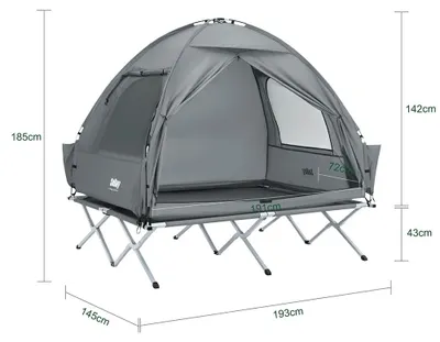 Image de Tente de camping - Tente gonflable - Tente pour camping - Tente légère - Tente pour l'extérieur - Gonflage rapide
