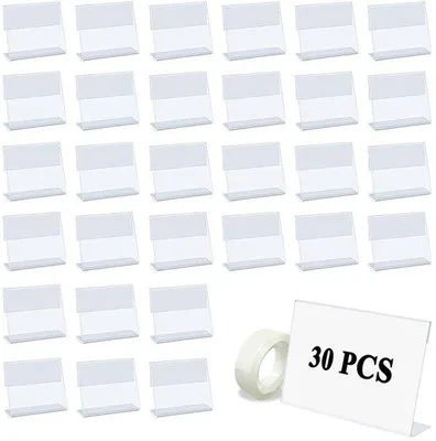 Productafbeelding van Transportbadgehouder voor supermarkten, 30 stuks, 7,5x6x2,8 cm