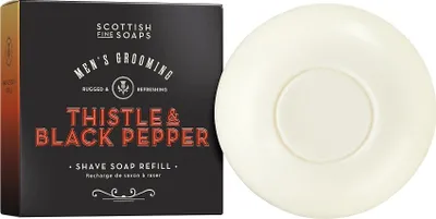 Produktbild von Scottish Fine Soaps Rasierseife Thistle & Black Pepper 100g