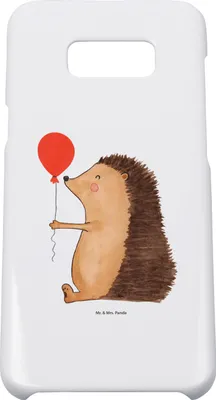 Produktbild von Mr. & Mrs. Panda Samsung Galaxy S8 plus Handyhülle  Igel Luftballon - Weiß - Geschenk, Happy Birthday, Handy Case, Ballon, Geburtstag, Cover, Hülle, Glückwunsch