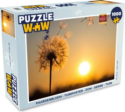 Obrázek produktu pro MuchoWow MuchoWow® Puzzle 1000 ks Pampeliška - Slunce - Západ slunce