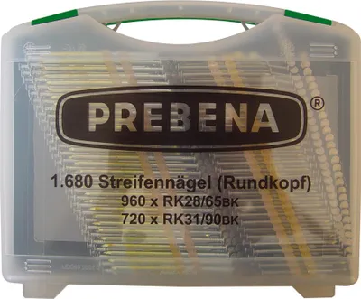 Produktbild von Prebena Rundkopf-Streifennägel BOX 1680 Stück