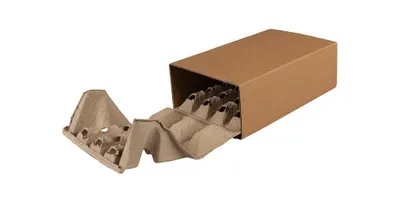 Produktbild von Polsterbox L-BOXeco basic Maße 250x150x80mm Noppenhöhe 25mm TRANSPAK