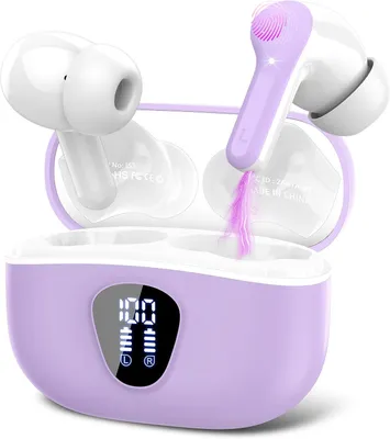 Produktbild von In Ear Kopfhörer mit 4 ENC Noise Cancelling Mic Ohrhörer, HiFi Stereo Tiefbass, 40H Spielzeit, LED-Anzeige, IP7 Wasserdichte Earbuds, Touch Control