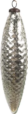 Immagine prodotto di Guaina natalizia Clayre & Eef Ø 6x23 cm Vetro color argento