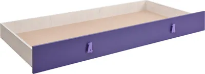 Produktbild von Bettkasten für Bett Luis, Farbe: Eiche Weiß /  Lila - 80 x 190 cm (B x L)