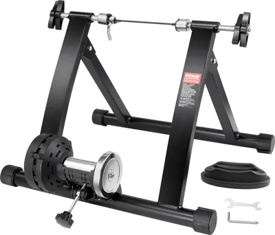 Produktbild von Stojak do trenażera rowerowego VEVOR, magnetyczny stojak na rower treningowy do rowerów 26-29 cali, silnik z kołem zamachowym redukujący hałas, przenośny rower do ćwiczeń na rowerze stacjonarnym