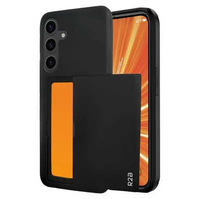 Productafbeelding van R2B Samsung Galaxy S24 Hoesje met Pasjeshouder – 3 Pasjes – Incl. Screenprotector